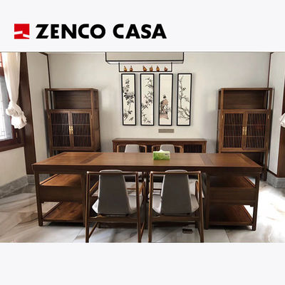 ποιότητας  Traditional Chinese Style Furniture Solid Wood Desk Book Chairs Bookshelf and Storage Rack Set εργοστάσιο