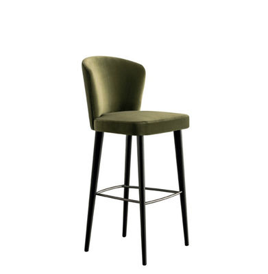 ISO14001 καλυμμένα ύφασμα να δειπνήσει Rustproof υψηλά σκαμνιά εδρών για το νησί κουζινών