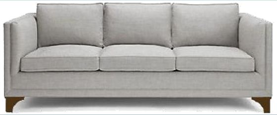 Ανθεκτικά μοντέρνα γκρίζα έπιπλα 200*87*80cm πολύ γκρίζος καναπές ISO 14001 καθιστικών