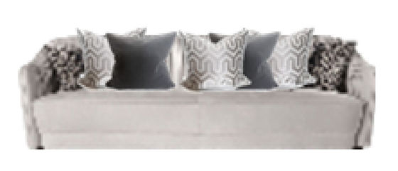 Εμπορική άνετη 4 Seater βελούδου Comfy απόδειξη γρατσουνιών καναπέδων καναπέδων