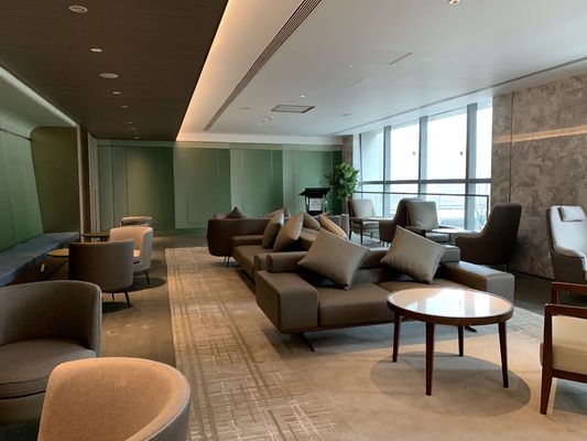 ASCOTT στερεά ξύλινα σύνολα καθιστικών επίπλων καθορισμένα για το ODM διαμερισμάτων