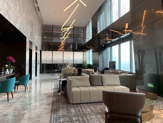 ASCOTT στερεά ξύλινα σύνολα καθιστικών επίπλων καθορισμένα για το ODM διαμερισμάτων