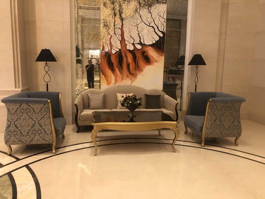 πέντε αστέρων να δειπνήσει συνήθειας ξενοδοχείων ξενοδοχείων διεθνές σύνολο καναπέδων επιτραπέζιου καθορισμένο Wearproof αδιάβροχο προσαρμοσμένο