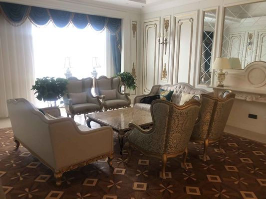 πέντε αστέρων να δειπνήσει συνήθειας ξενοδοχείων ξενοδοχείων διεθνές σύνολο καναπέδων επιτραπέζιου καθορισμένο Wearproof αδιάβροχο προσαρμοσμένο