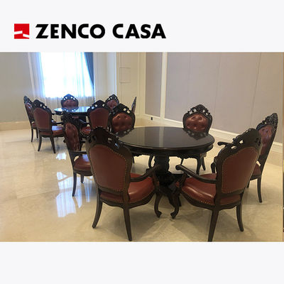 Ξενοδοχείο χώρος αναψυχής έπιπλα ευρωπαϊκού τύπου πολυθρόνα με μικρό στρογγυλό τραπέζι