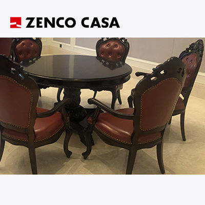 Ξενοδοχείο χώρος αναψυχής έπιπλα ευρωπαϊκού τύπου πολυθρόνα με μικρό στρογγυλό τραπέζι